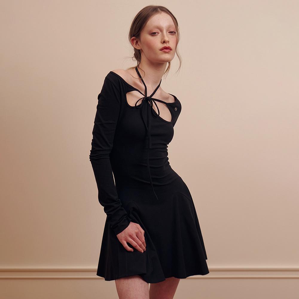 ORCHID DRESS black