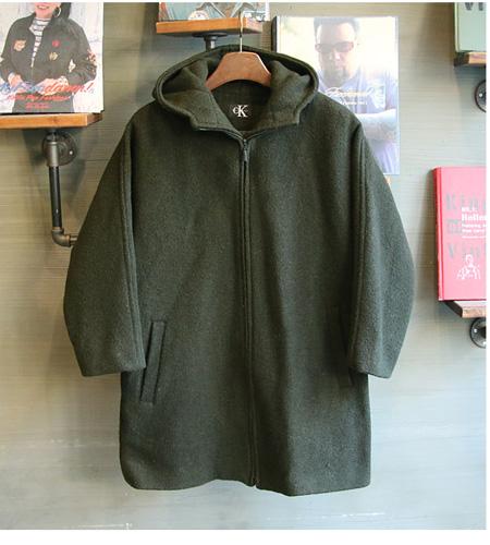 Calvin Klein Quilt Lined Zip-up Hooded Coat (95)