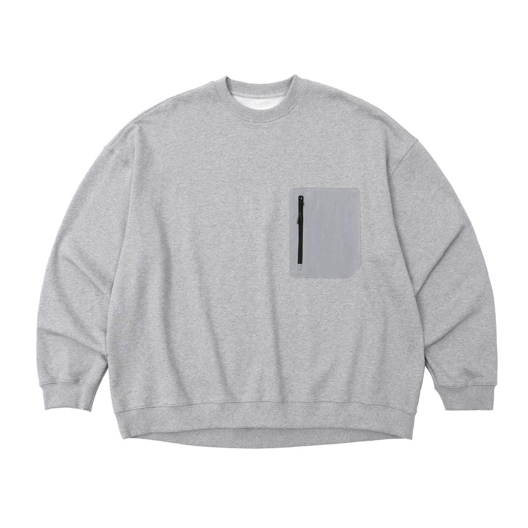 BIO WASHED EASY SWEAT SHIRTS (GREY)