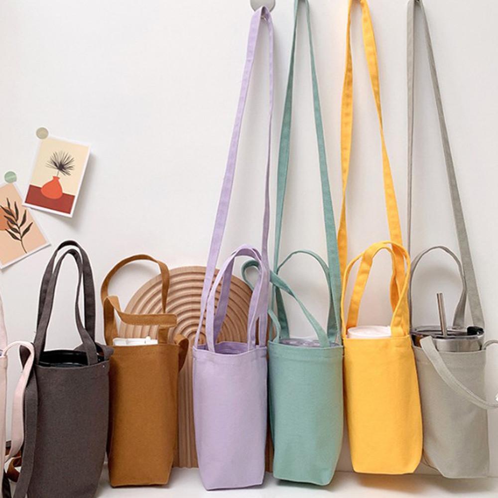 텀블러에코백 미니 물병가방 심플 천가방