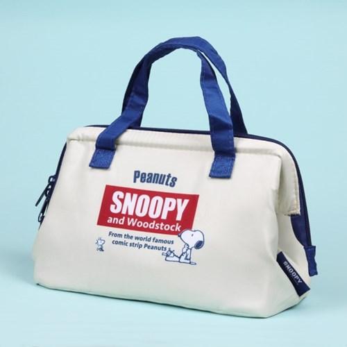 스누피 레트로라벨 보냉 런치백 M