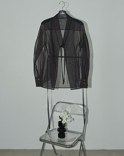 [예약배송/회원할인] 노방 저고리셔츠 블랙