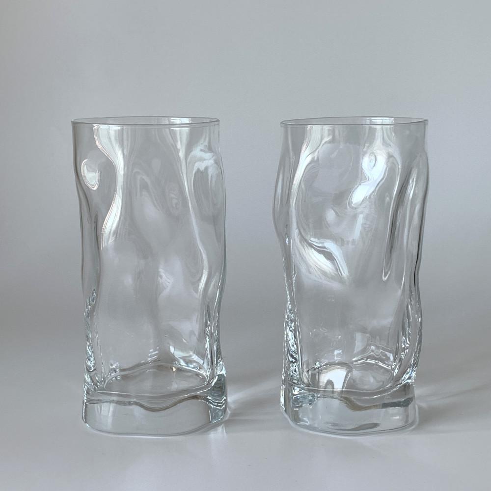 파도 글라스 유리컵 하이볼잔 480ml