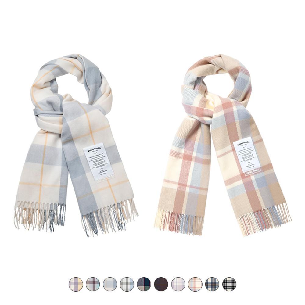 파인딩 체크 머플러 (10컬러) Finding Check Muffler (10color)