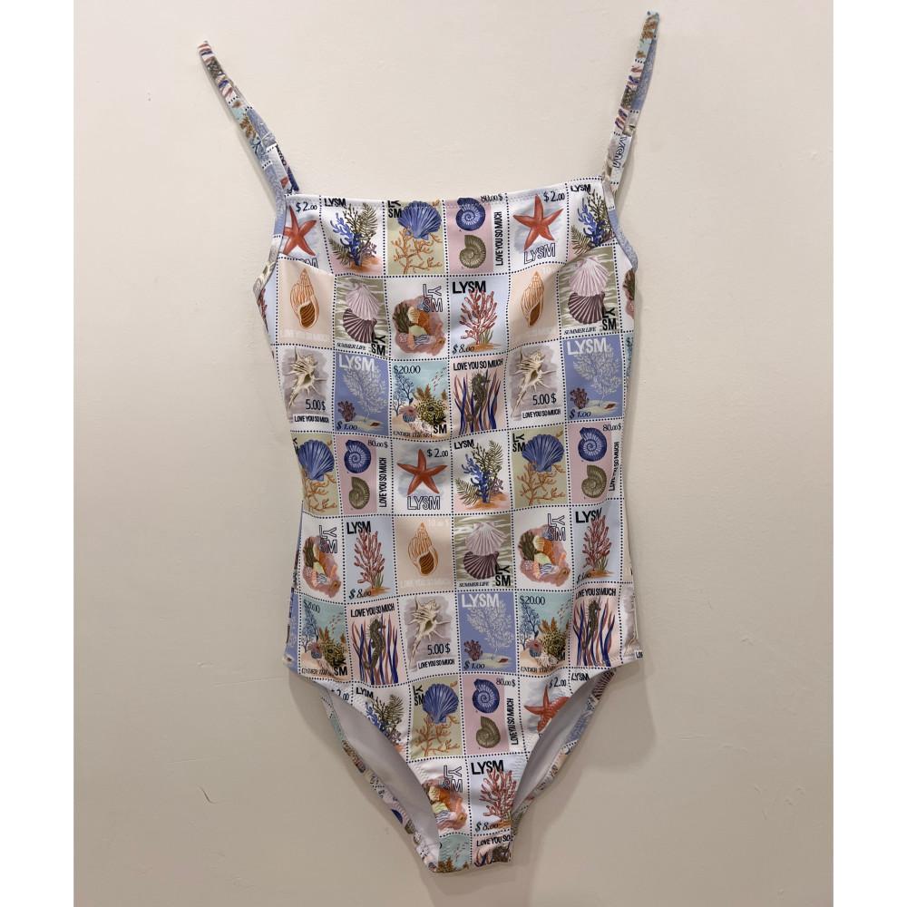 [라컬럼] 스탬프 모노키니 스윔웨어