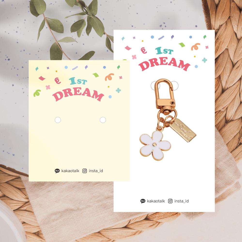 귀걸이택 제작 악세사리 택 이어링 귀걸이 종이 키링택 뒷지 뒷종이 포장 117