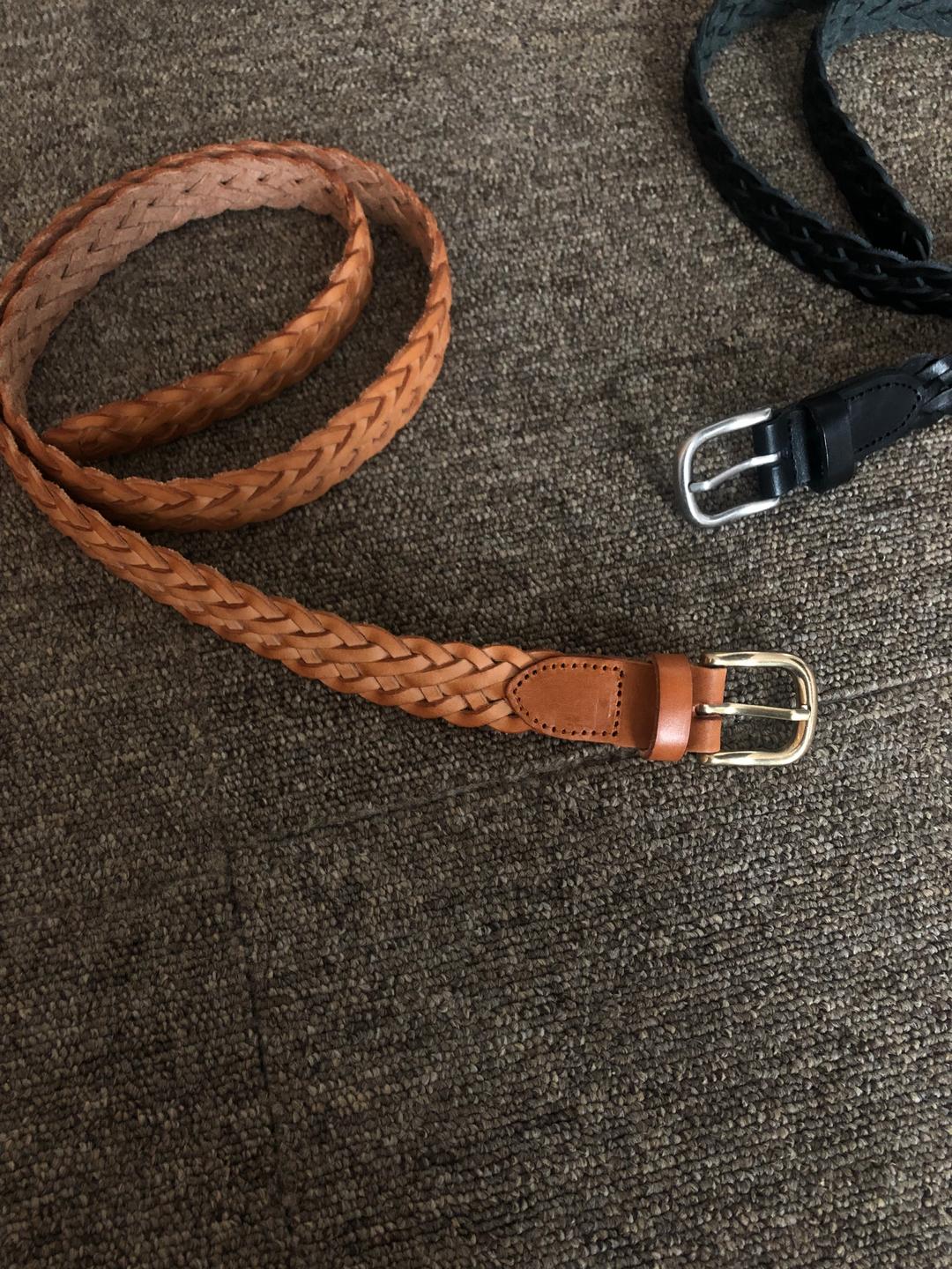 타이프 레더 벨트 (3color)