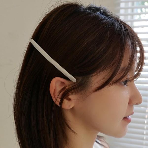 Matt Silver Long Hairpin