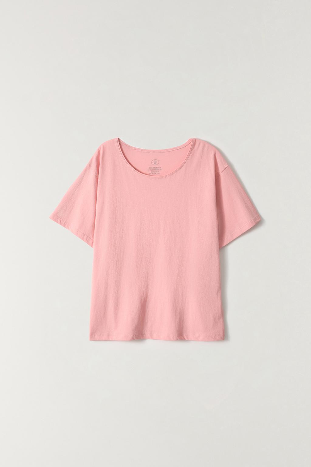 오버핏 반팔 티셔츠 PINK