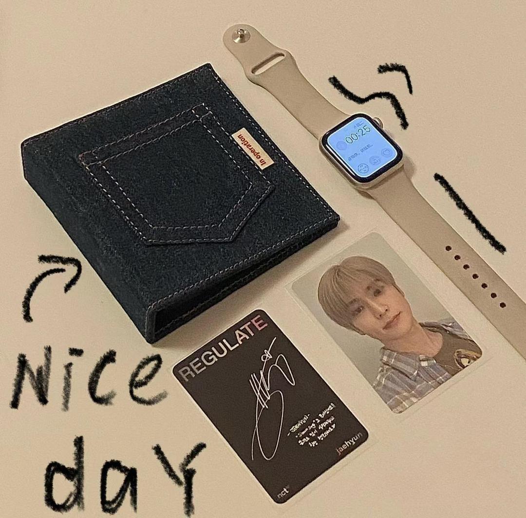 수심 Denim Pocket Collect Book3 데님 포켓 콜렉트북 3인치 포카 A8