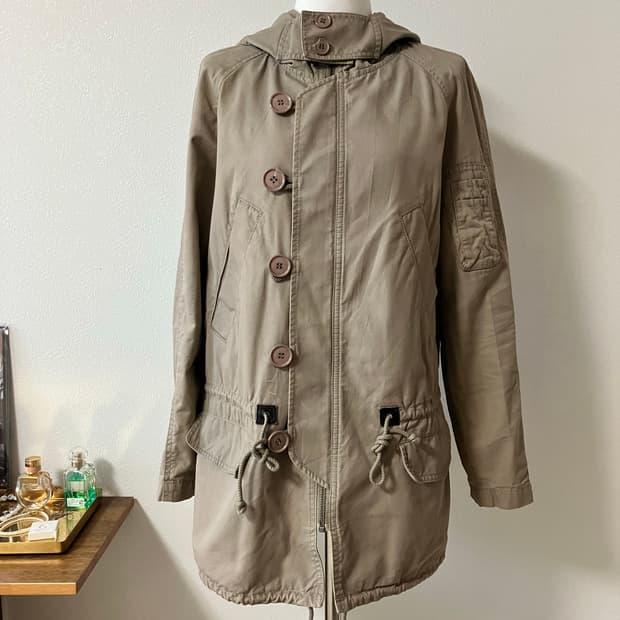 질스튜어트 후드 사파리야상 야상점퍼 | 후루츠패밀리