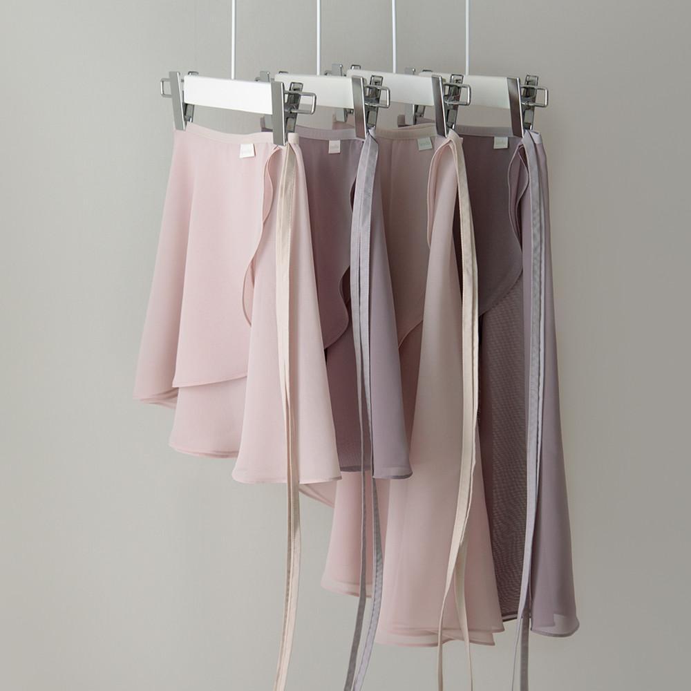 Minuet Pink Brown 스트레치 숏 미디 발레 스커트 2color 성인 발레복