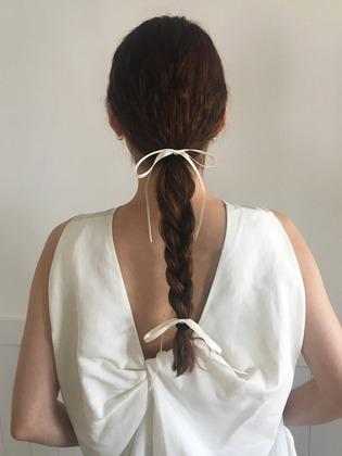 ribbon hair tie (thin set)