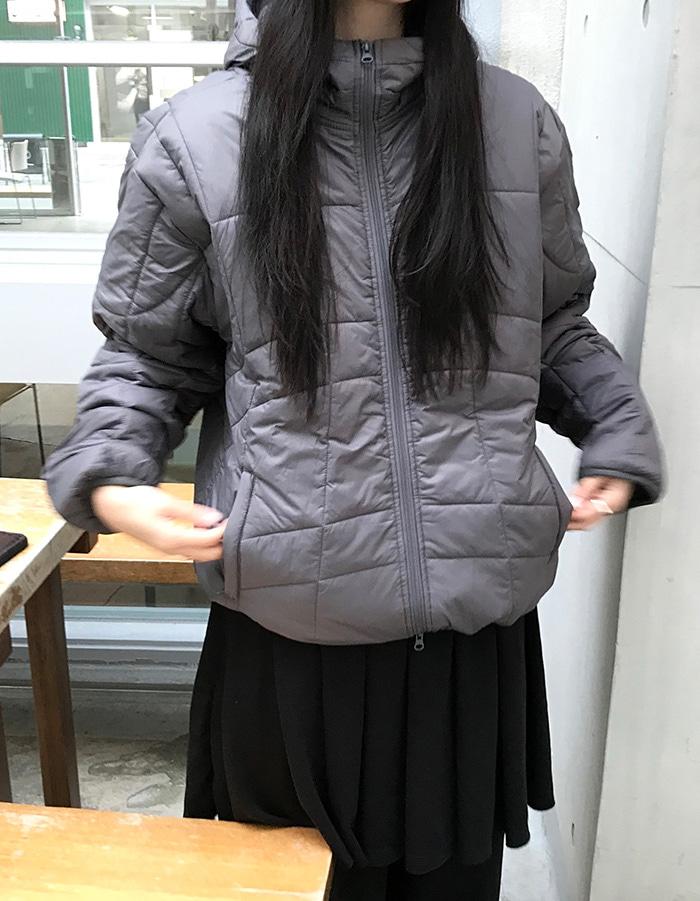 르에브 커브 웰론 패딩 점퍼