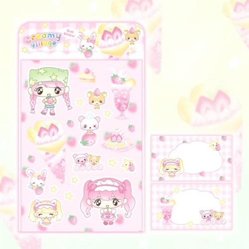 [크리미마을] 딸기가 좋아 스티커