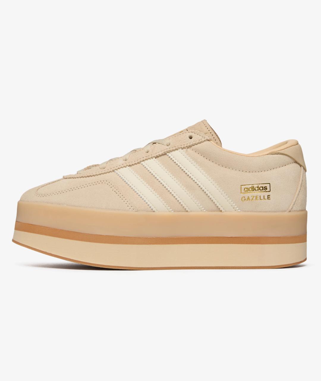 adidas Women's Gazelle Stack Beige