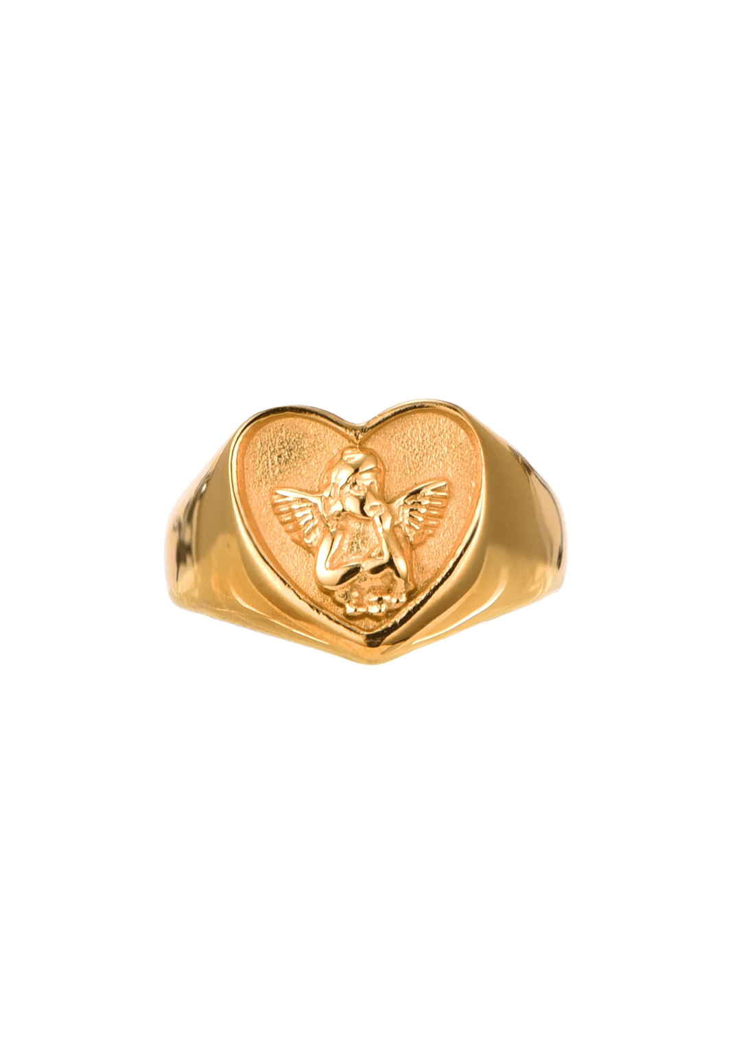Oh Angel Heart Golden Ring