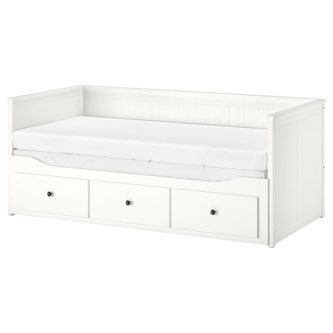 HEMNES 헴네스 데이베드프레임+서랍3 - 화이트 80x200 cm