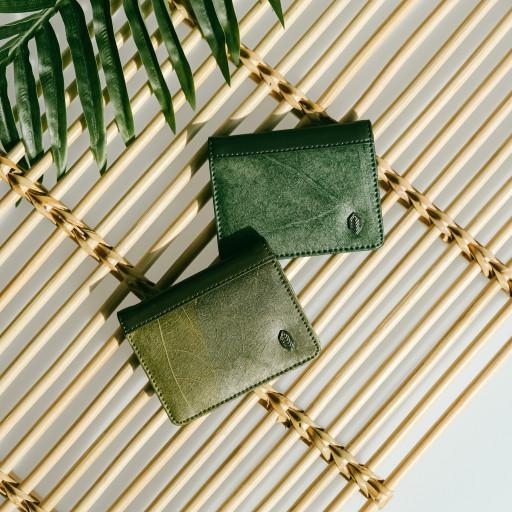 잎섬유 6포켓 카드 반지갑 2.0