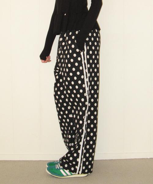 론론(RONRON)  DOT LACE LINE SWEAT PANTS BLACK - 사이즈 & 후기 | 무신사