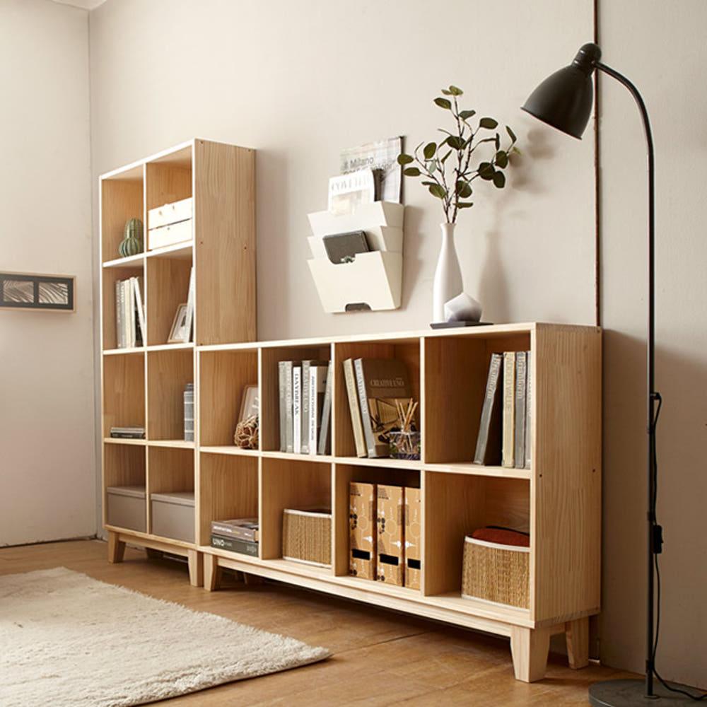 네시스 쏘론 가로세로 원목책장 1400 GM189C