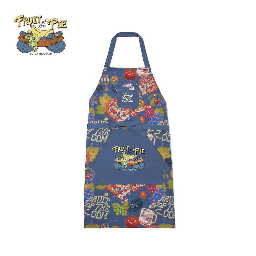 따우전드 콜라보 앞치마(블루)