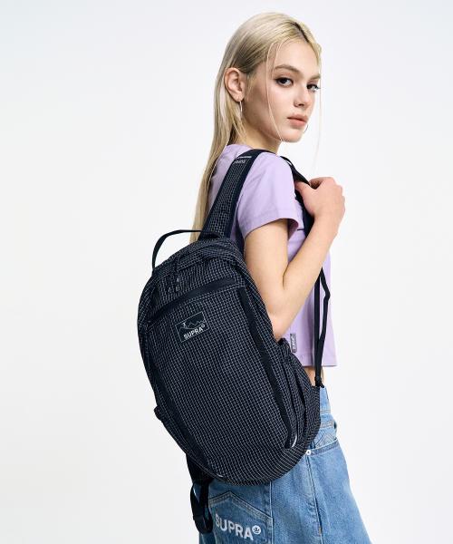 경량 배색 여성 백팩 12L(BLACK)