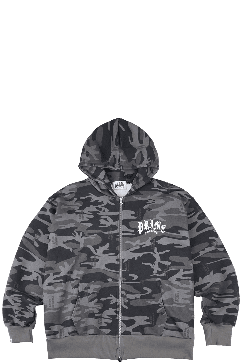 Prime Logo Zip-Up Hoodie Dark Camo