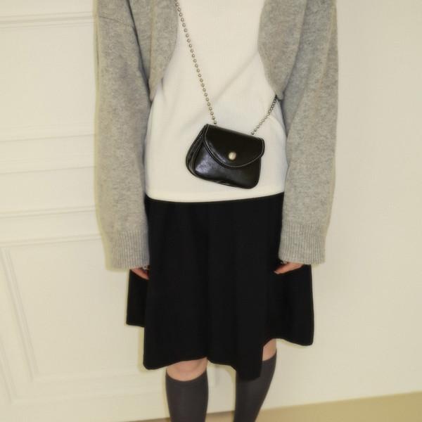 Teenie ballchain bag (Black)