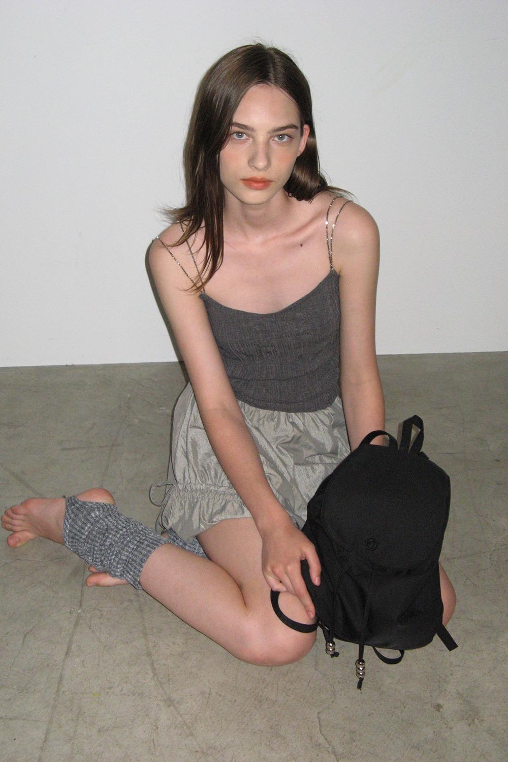 SILVER BALL LIGHT BACKPACK [BLACK]