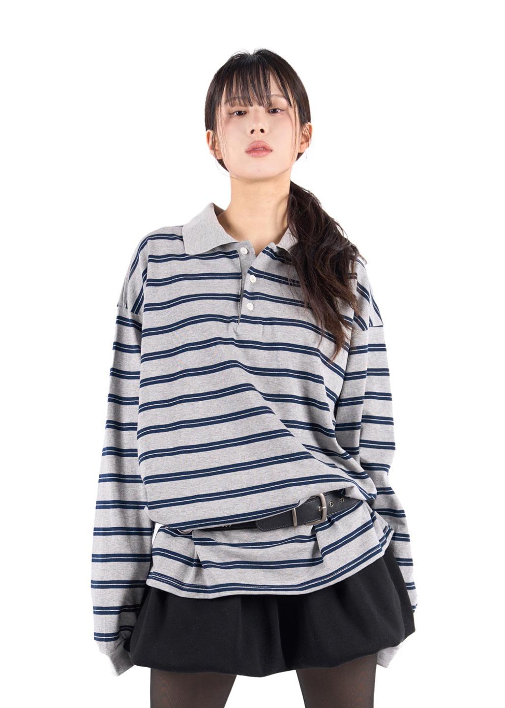 LINE COLLAR LONG SLEEVE