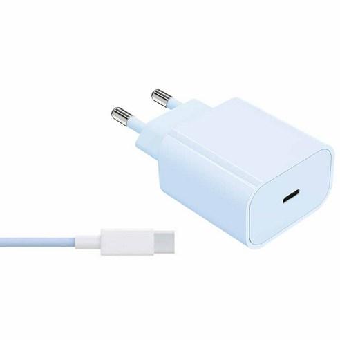 Murray 파스텔 25W 초고속 충전기 어댑터 + C타입 케이블 세트 - 충전기 | 쿠팡