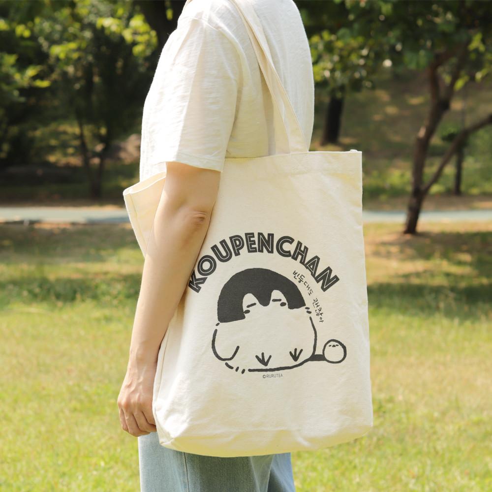 코우펜짱 에코백 빈둥대도 괜찮아