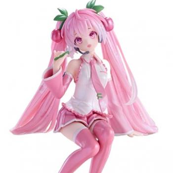 [경품피규어] 하츠네 미쿠 누들 스토퍼 피규어 사쿠라 미쿠 2024 펄 컬러 버전