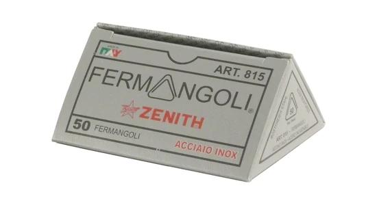 Zenith Fermangoli Italian Corner Paper Clips- box of 50