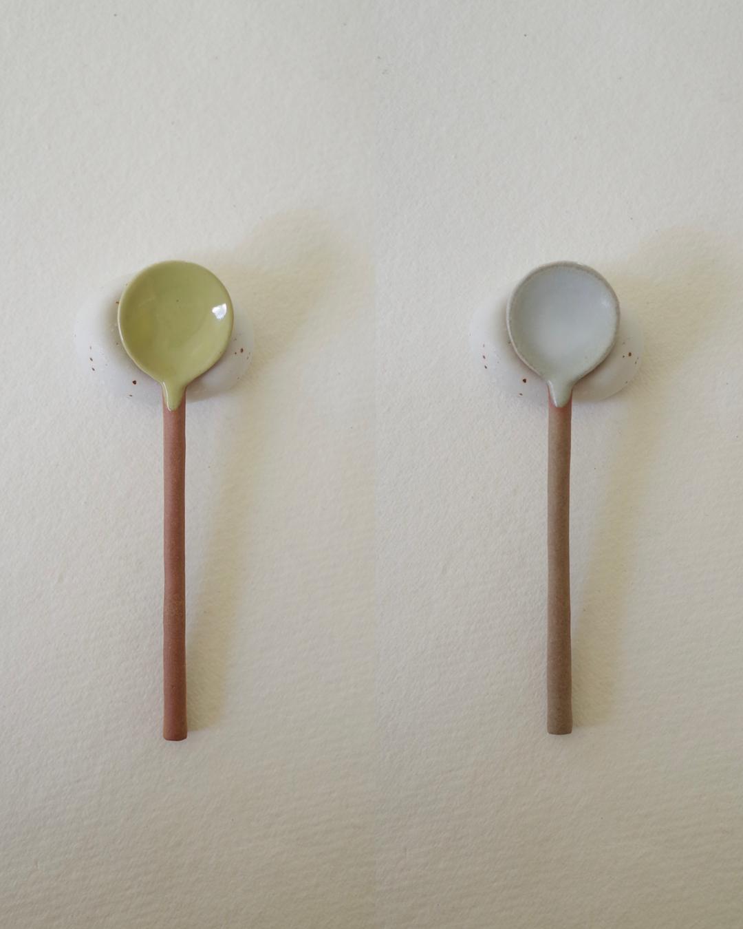 가벼운 도자 티스푼