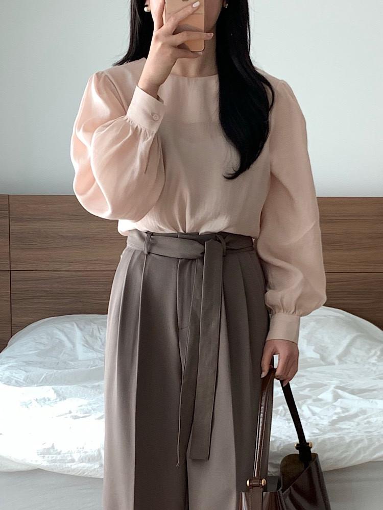 [당일배송] 실키 블라우스 하객룩 / 5월 하객룩