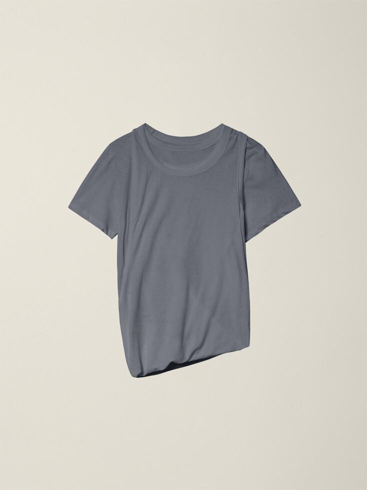 WOMENS TWIST HALF T-SHIRTS CHARCOAL