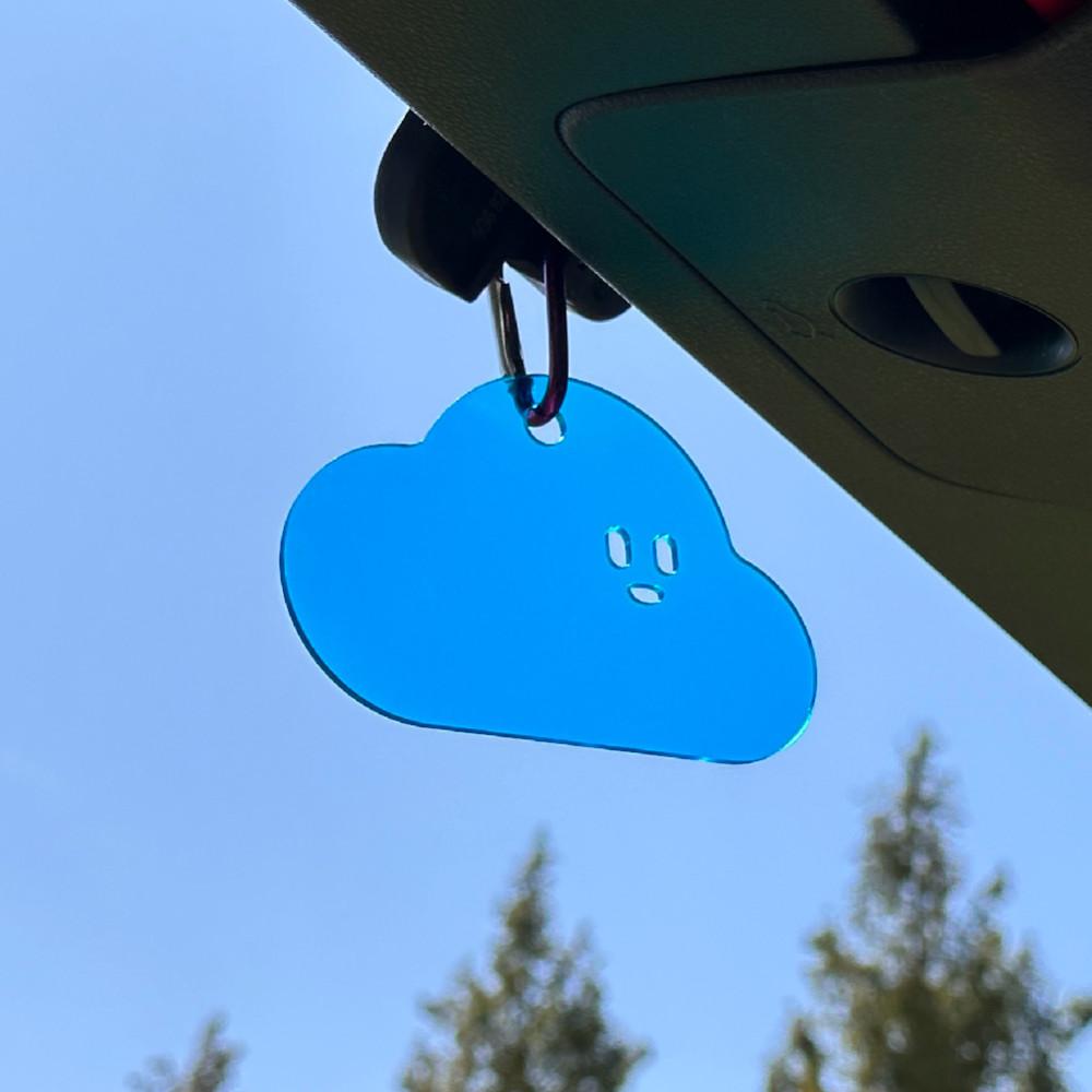 카니멀라이프 차박 배터리 방전 방지락 고양이 표지판 구름 아크릴 트렁크 방전락 토요요