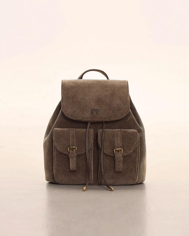 MOROMORO2 코듀로이 버클 백팩 (2 컬러)