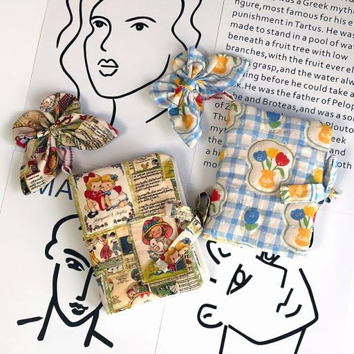 빈티지 일러스트 다이어리 커버 북커버