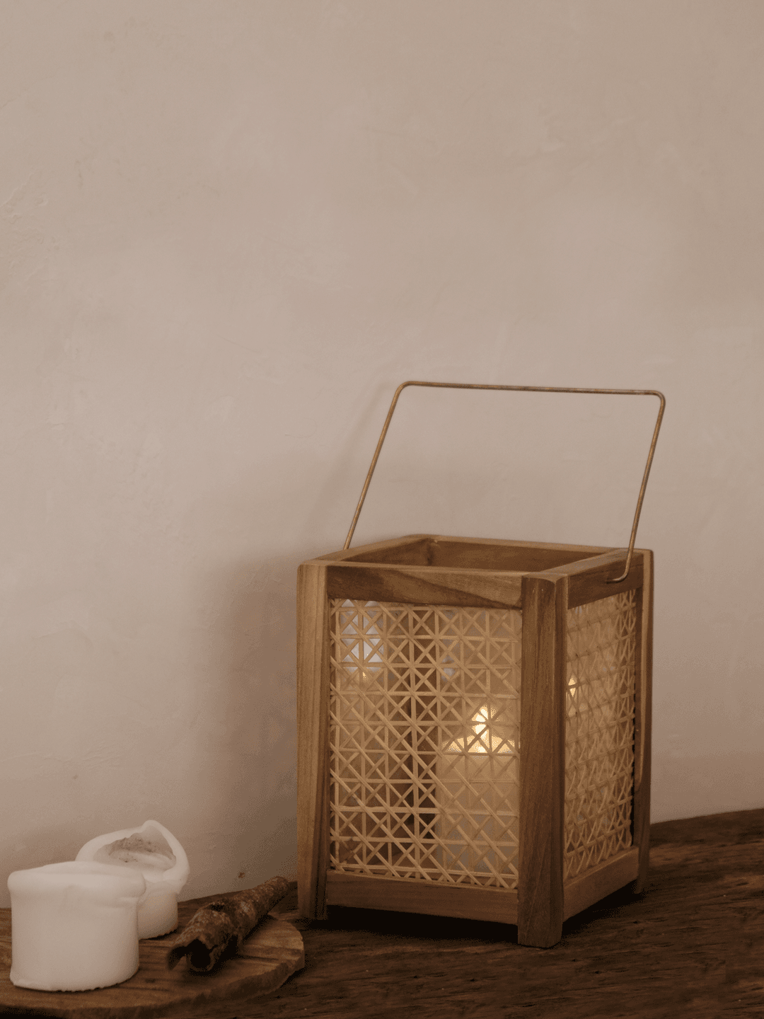 Teak Wooden Lantern