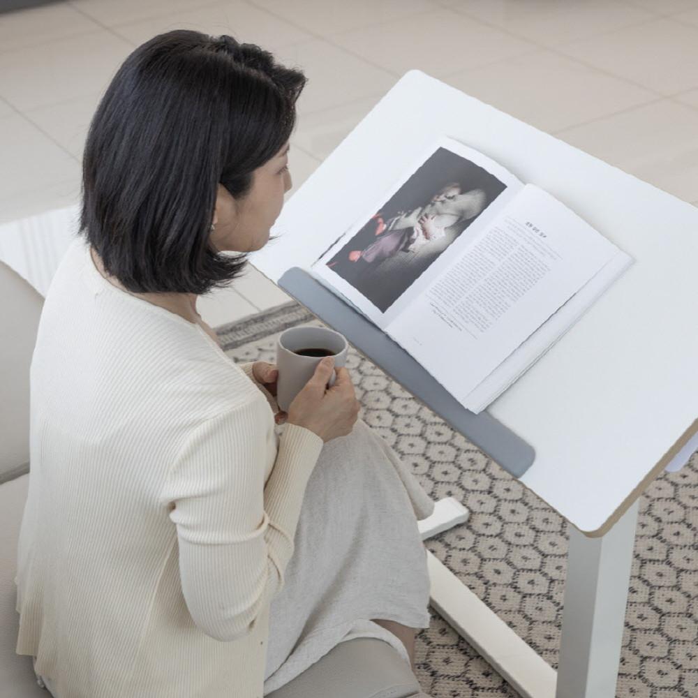 [정리마켓 유튜브 히든특가] 핏쳐 TS2 이동형 수동식 양방향 각도조절 사이드 테이블