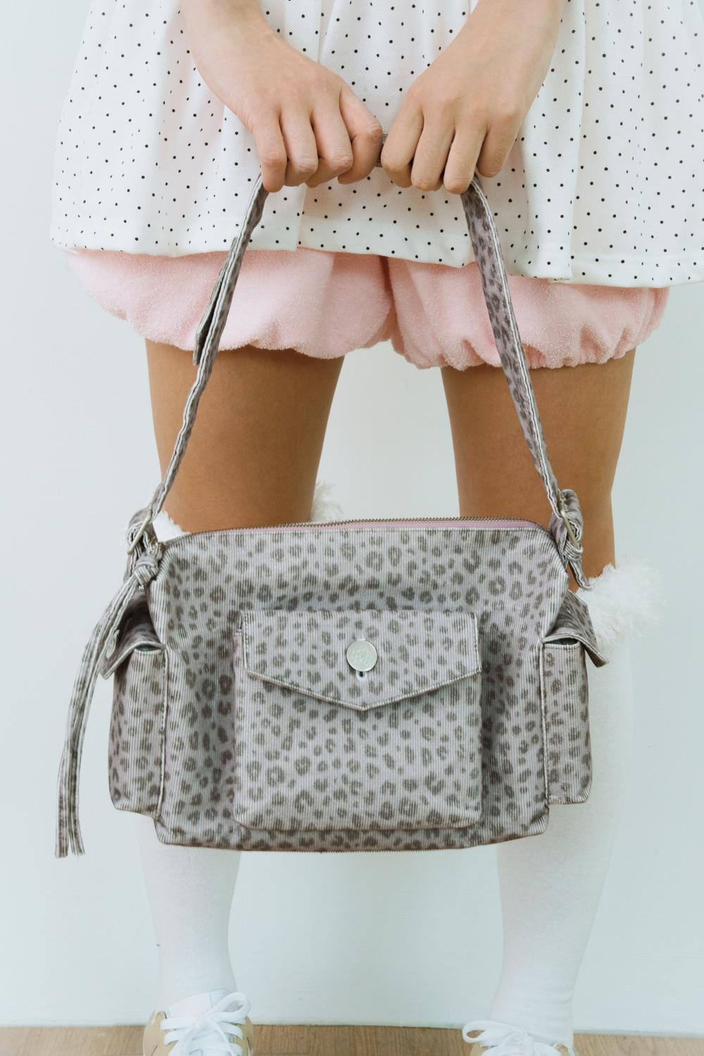 SHAKIRI LEOPARD POCKET BAG (2 COLORS)