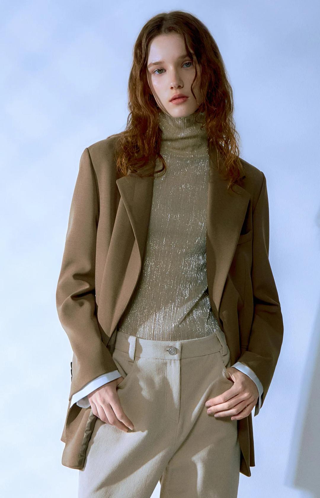 시스루 골지 티셔츠