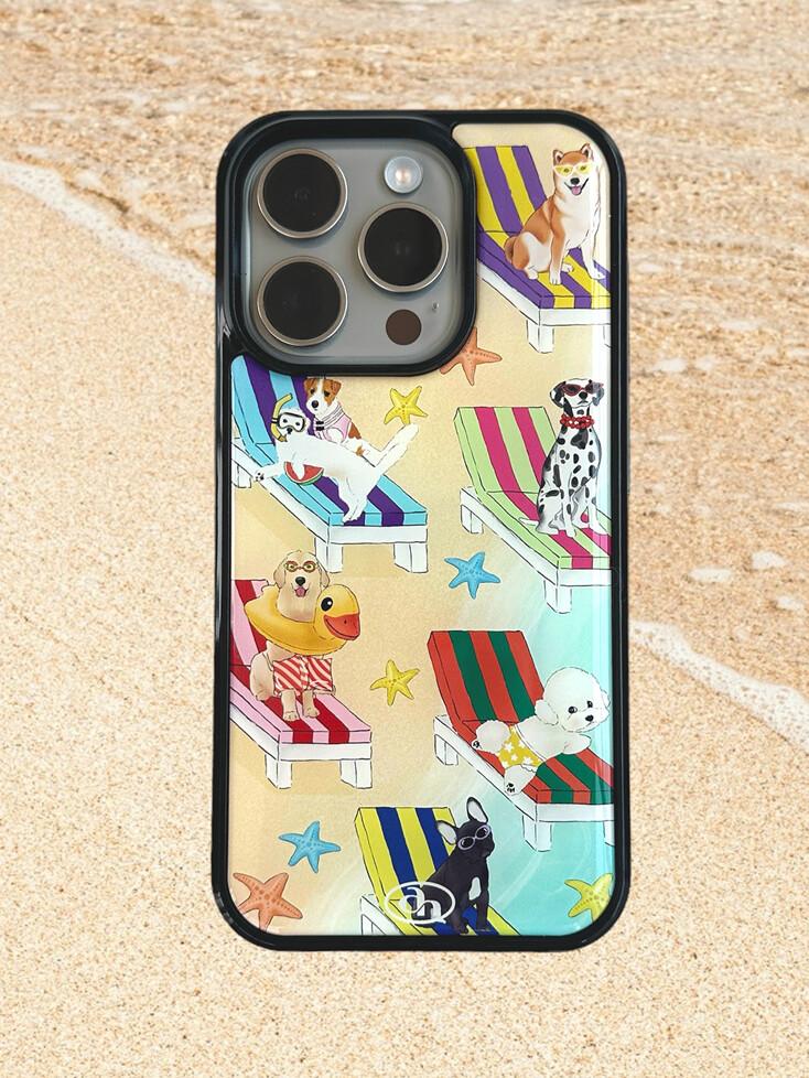 Lazy Dogs Epoxy iPhone Case