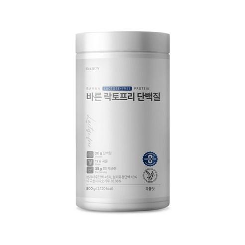 바른 락토프리 분리유청 식물성 단백질 곡물맛 800g - 소고기/대두/기타 | 쿠팡