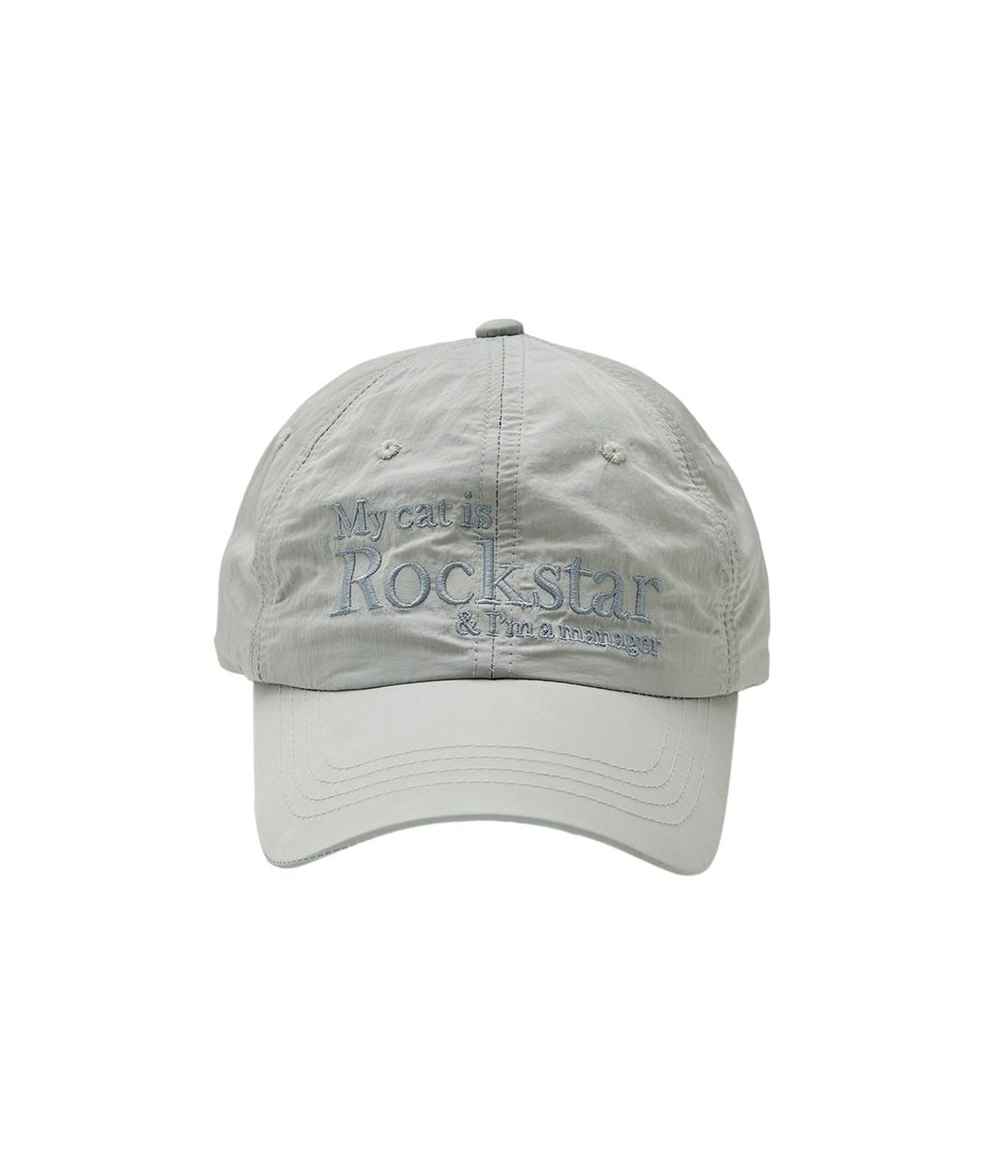 Rockstar cat cap (Light grey)- 3월 중순 발송예정