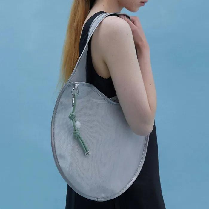 [3차 리오더] Nest Mesh Shoulder Bag_Silver