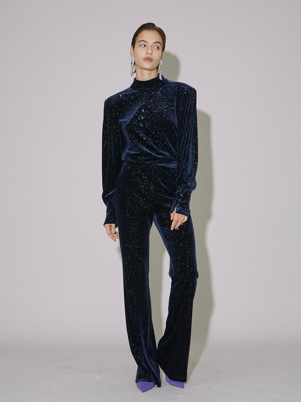 트윙클 벨벳 팬츠